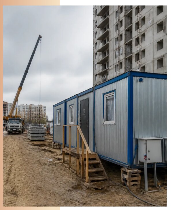 Аренда строительных вагончиков для рабочих в Шарыпове